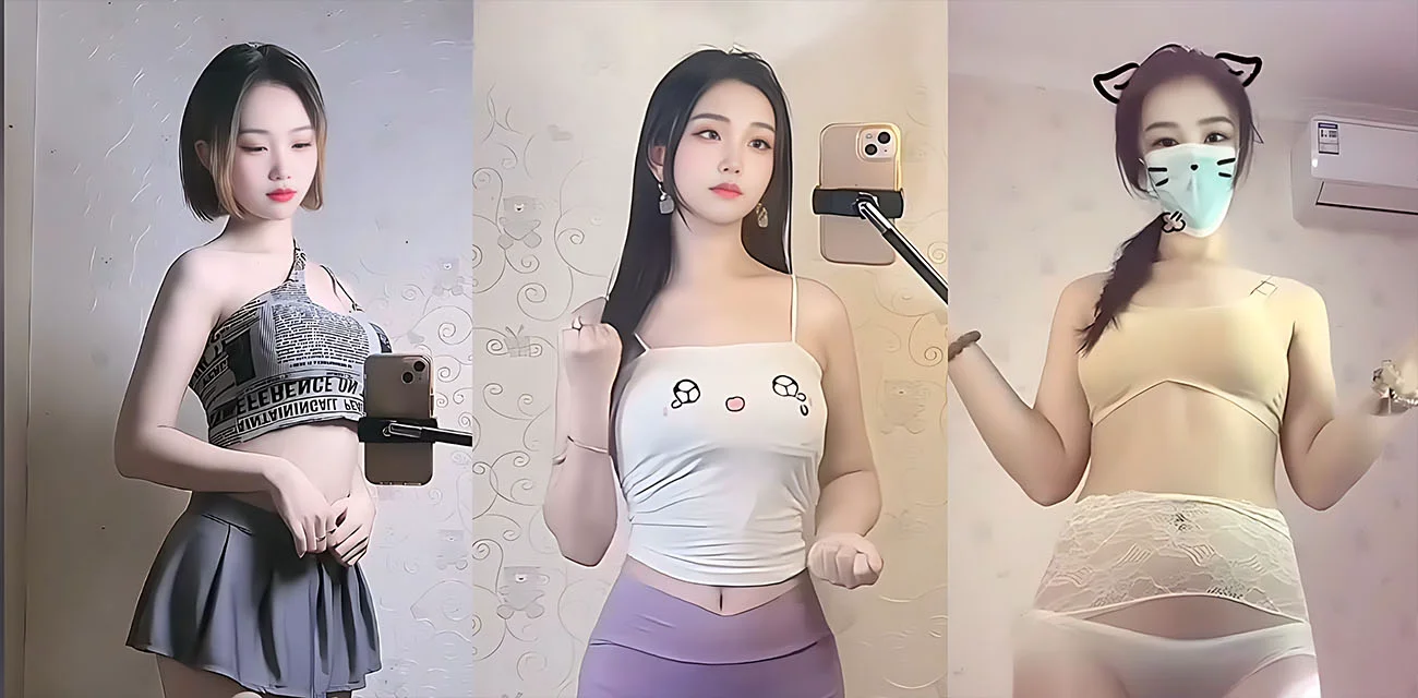 抖音反差女神【歪梨】性爱福利，情趣诱惑经期掰穴自慰，扣到满手鲜血浪叫不止