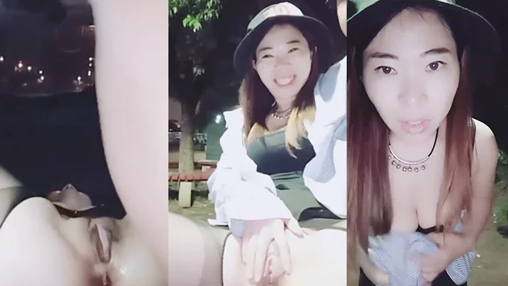 【胆子真大啊】晚上风骚的少妇为了满足狼友在户外露出口交舔胸回到车里深喉啪啪车震淫荡刺激的!
