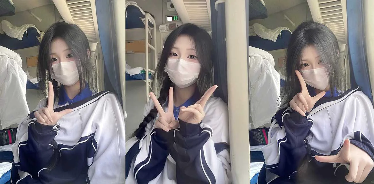 山东舞蹈美少女【曹羽萌】不雅视频流出，为爱跟男友厕所隔间玩SM，露奶戴脖圈口交舔屌全程露脸被录